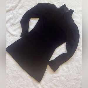 Zara Velvet Puff Sleeve Turtleneck Dress! Fitted & Flattering! Size Small
